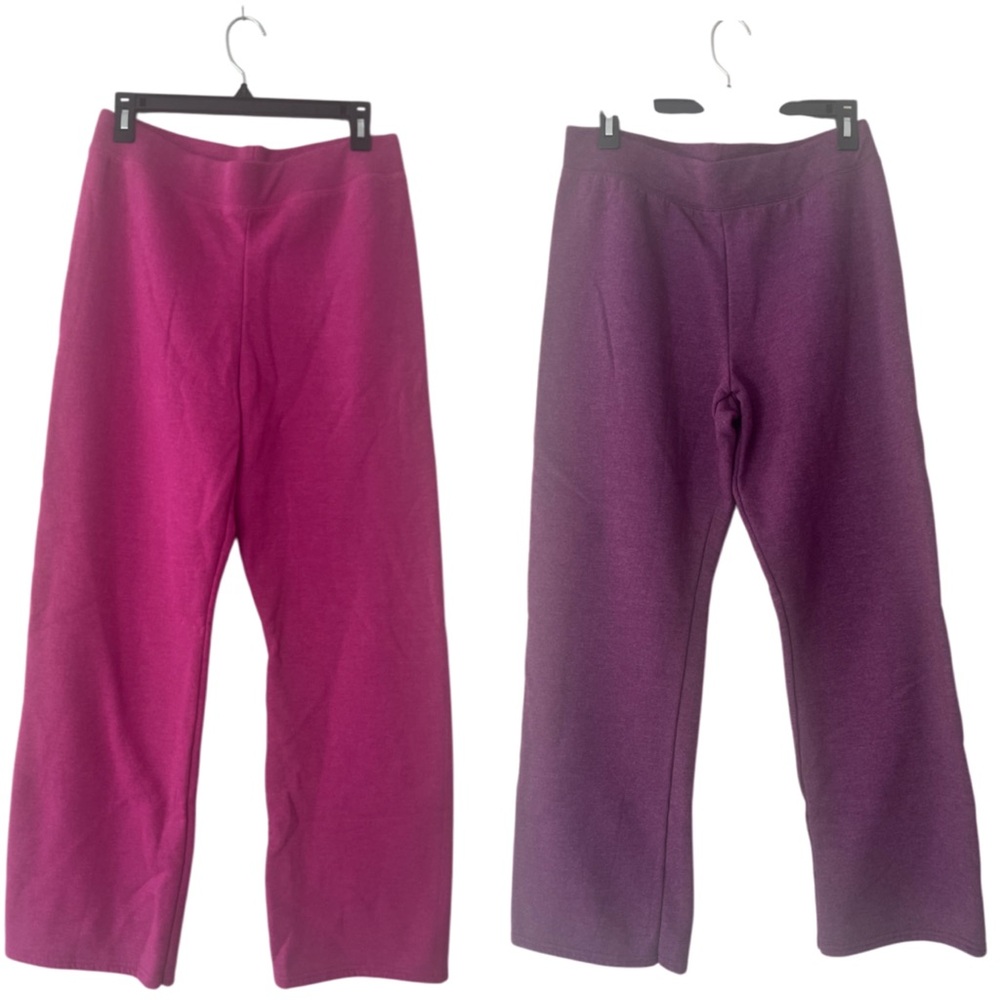 Pink and Purple Wide-Leg Women’s Sweatpants